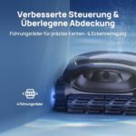 Beatbot AquaSense 2 Poolroboter, Akku Poolsauger mit Oberflächen-Parkfunktion, Poolreiniger Boden und Wand, Doppelte Reinigung der Wasserlinie, für Pools bis zu 300 m², Mitternachtblau – Bild 8