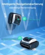 WYBOT C1 Poolroboter mit Akku, 150 Min. Kabellos Poolsauger Poolroboter Boden und Wand, Poolreiniger mit intelligenter Routenplanung, vollautomatische Boden-, Wasserlinien- & Wandreinigung, bis 150 ㎡ – Bild 5