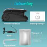 BOTLIFE (2026 Neu) PC10 Poolroboter, Poolsauger Akku Kabelloser, Poolroboter Boden und Wand, Wasserlinie, 18927 LPH, Intelligenten Navigation, Wandklettern, Poolreiniger für Pools bis 170㎡ – Bild 2
