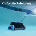 Dolphin Nautilus CC Automatischer Poolreiniger Poolroboter, Boden und Wandreinigung, Doppelfiltration, für Flachboden Pool bis zu 10 m, Wasserpflege – Bild 5