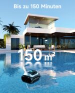 WYBOT C1 Poolroboter mit Akku, 150 Min. Kabellos Poolsauger Poolroboter Boden und Wand, Poolreiniger mit intelligenter Routenplanung, vollautomatische Boden-, Wasserlinien- & Wandreinigung, bis 150 ㎡ – Bild 2