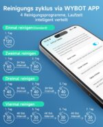 WYBOT C1 Poolroboter mit Akku, 150 Min. Kabellos Poolsauger Poolroboter Boden und Wand, Poolreiniger mit intelligenter Routenplanung, vollautomatische Boden-, Wasserlinien- & Wandreinigung, bis 150 ㎡ – Bild 7