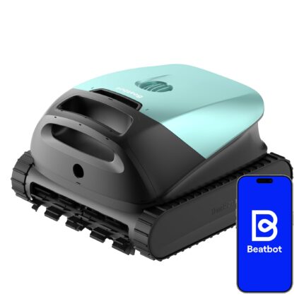 Beatbot (2026 Neu) Sora 10 Poolroboter, Poolroboter Boden und Wand, Reinigt Wasserlinie & Plattformen, 25700 LPH Saugleistung, smartes Parken an der Waaaerlinie, 5L Filterkorb, bis zu 5 Std. Laufzeit