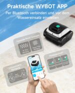 WYBOT C1 Poolroboter mit Akku, 150 Min. Kabellos Poolsauger Poolroboter Boden und Wand, Poolreiniger mit intelligenter Routenplanung, vollautomatische Boden-, Wasserlinien- & Wandreinigung, bis 150 ㎡ – Bild 3