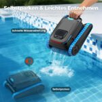 BOTLUXE (2026 Upgrade) PC20 Poolroboter Boden und Wand, Wasserlinienreinigung, Intelligenter Navigation, 18927LPH Leistungsstarker Poolsauger mit App-Steuerung, Poolsauger für Pools bis zu 170㎡ – Bild 4