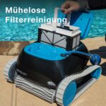 Dolphin Nautilus CC Automatischer Poolreiniger Poolroboter, Boden und Wandreinigung, Doppelfiltration, für Flachboden Pool bis zu 10 m, Wasserpflege – Bild 4