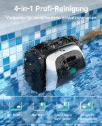 WYBOT C1 Poolroboter mit Akku, 150 Min. Kabellos Poolsauger Poolroboter Boden und Wand, Poolreiniger mit intelligenter Routenplanung, vollautomatische Boden-, Wasserlinien- & Wandreinigung, bis 150 ㎡ – Bild 6