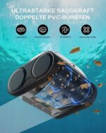 WYBOT (Upgrade) C1-01 Poolroboter für Einbau-Überbaupools mit 150 Min Akkulaufzeit, 4-in-1 Reinigung für Wand und Boden bis 150m², Smart Navigation & App - Weiß & Hellgrün – Bild 4